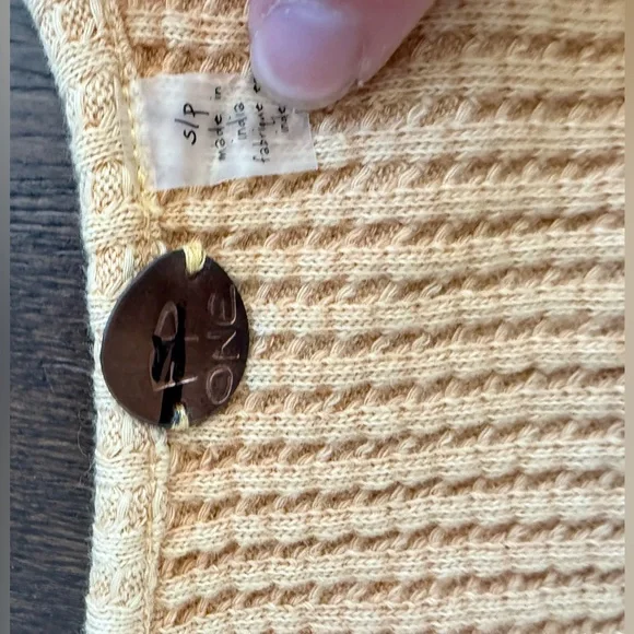 Free People FP One Katya Thermal Mini Dress Yellow Size Small - Picture 9 of 9